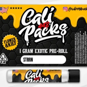 Pre-Roll Packaging with Labels