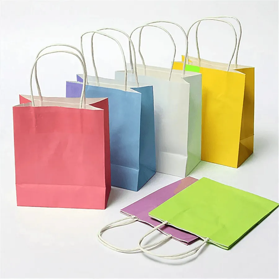 Colored Paper Bags (3)