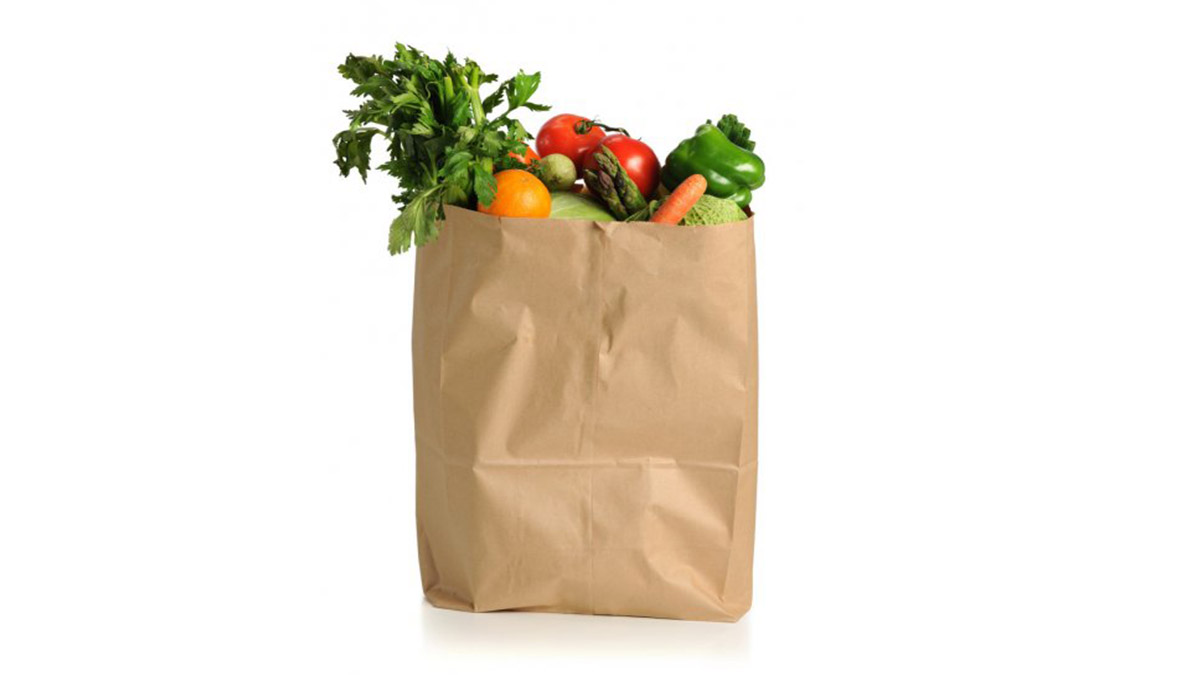 Paper Grocery Bags (2)