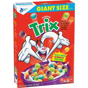 Trix Cereal Boxes