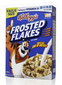 Tiger Cereal Boxes